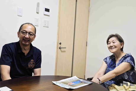 谷本支部長と坂本副園長